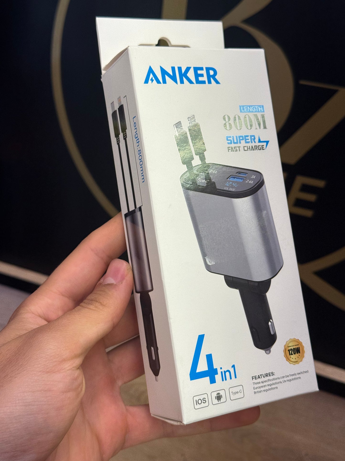 ANKER 4-in-1 car charger
