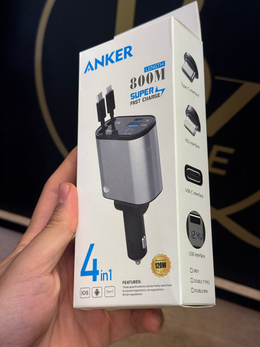 ANKER 4-in-1 car charger