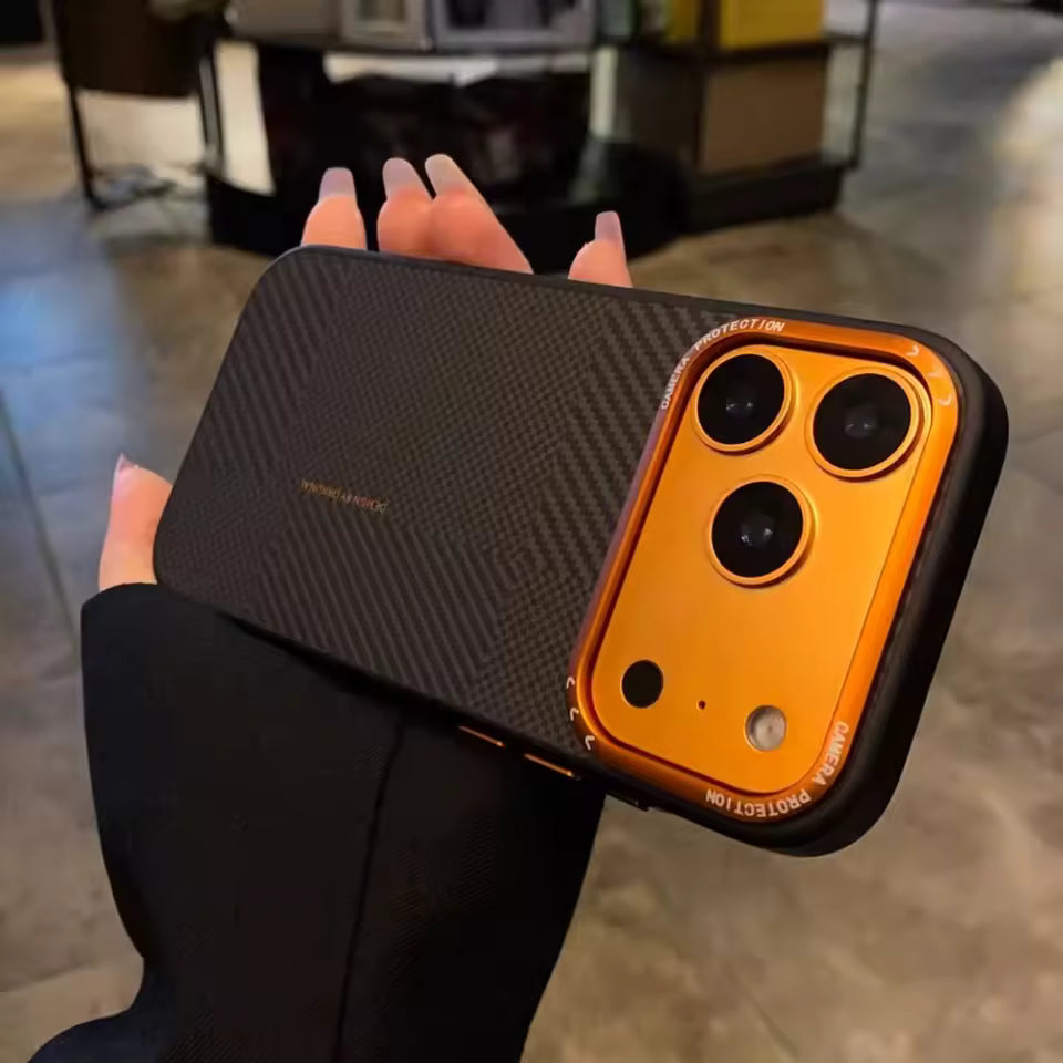 Matte Carbon Fiber Texture Case