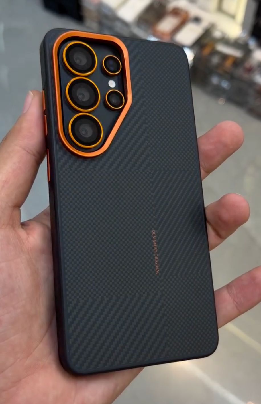 Matte Carbon Fiber Texture Case